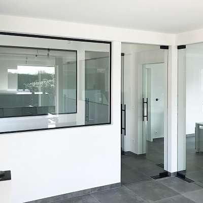 Glazen deuren en wanden - Glaswerken Van Den Bossche Daevy