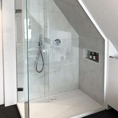 Douchewanden en inloopdouches - Glaswerken Van Den Bossche Daevy