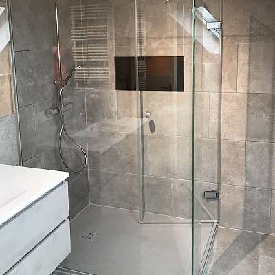 Douchewanden en inloopdouches - Glaswerken Van Den Bossche Daevy